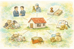 空き家売却の諸費用まとめ：仲介手数料/測量/登記/片付け/税金の内訳 