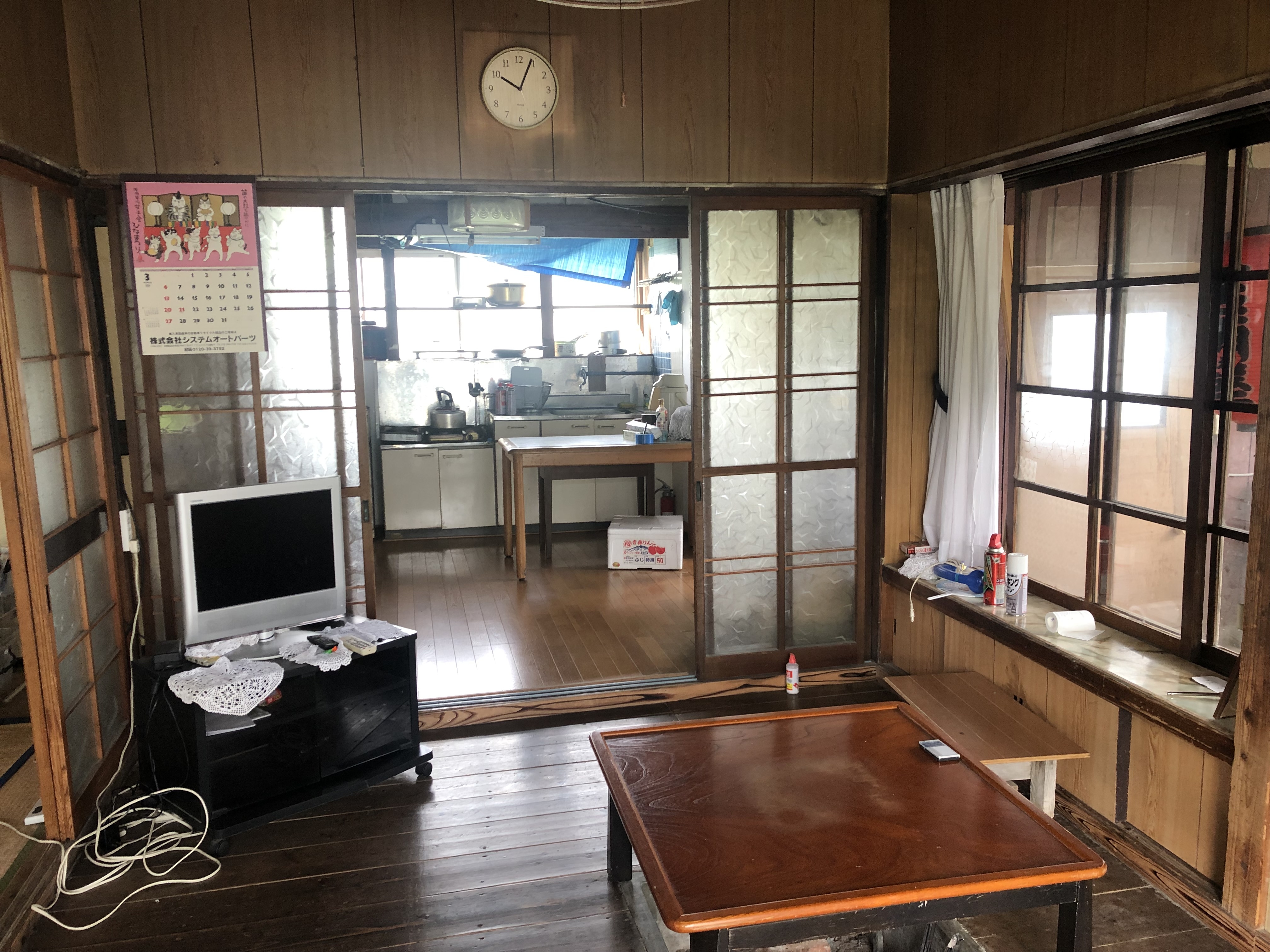昭和のレトロな居間