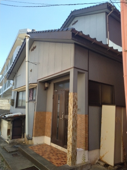温かみのある住宅街の一角