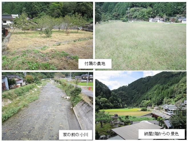 小川のせせらぎが聞こえる自然豊かな環境