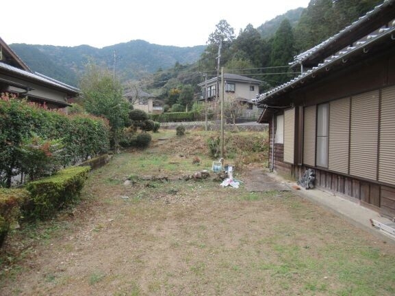 広々とした庭