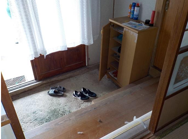 温かみを感じる昔ながらの玄関