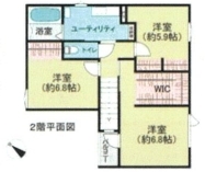 【新築】ecoaハウス施工　2024年10月築の未入居住宅間取り画像2